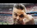 Eröffnung Fußball WM 2018 Russland - Robbie Williams Stinkefinger