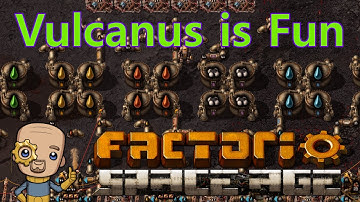 I had forgotten how fun Vulcanus is : Factorio Space age Ep20