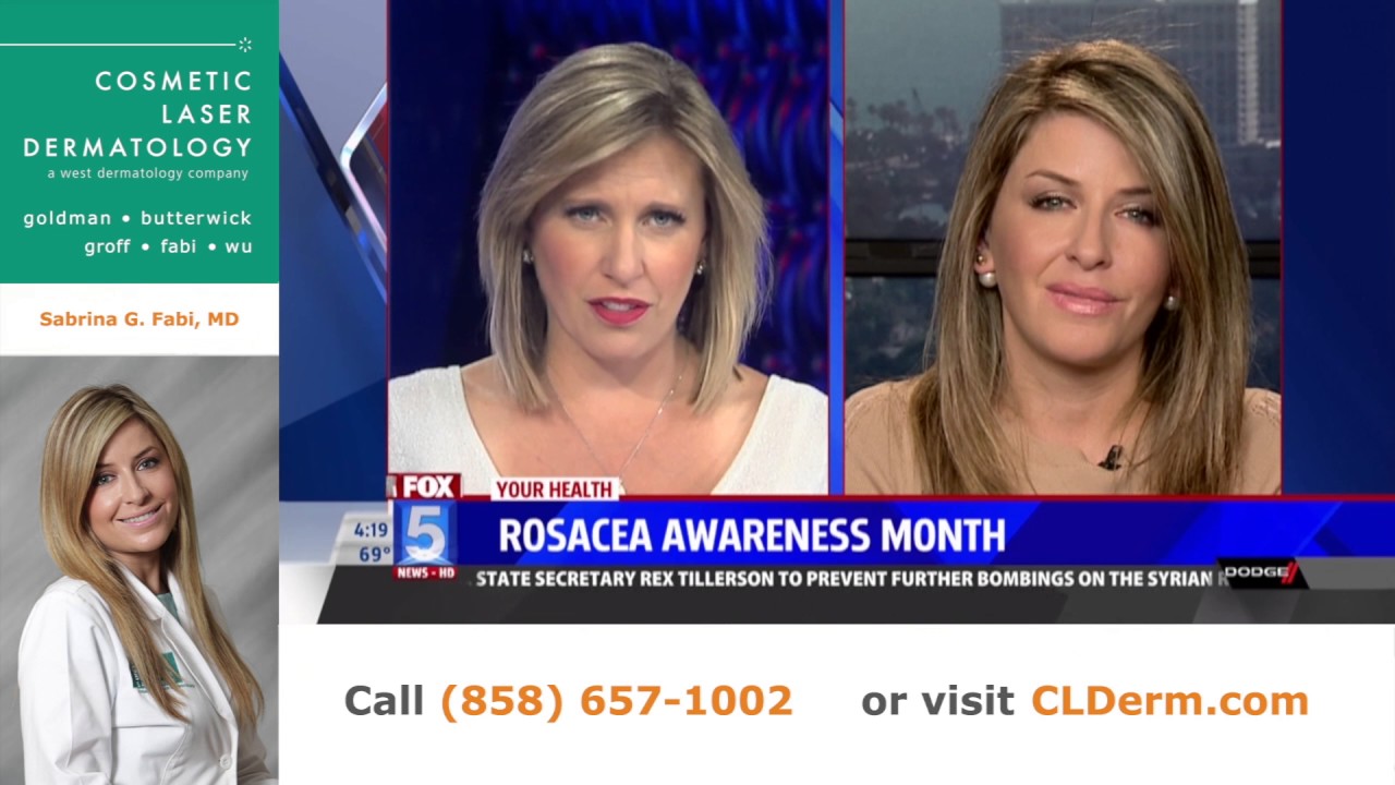 Banner for Rosacea Awareness Month