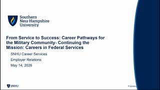 Continuing the Mission: Careers in Federal Service with Defense Logistics Agency