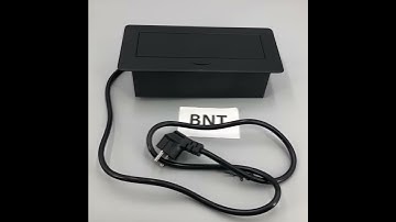 BNT hidden table mounted pop up socket outlet box