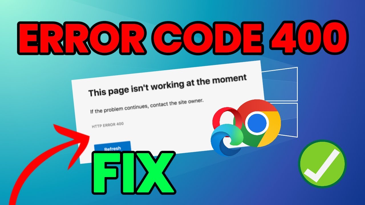 How to Fix the 400 Bad Request Error in 3 Easy Steps - YouTube