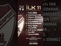 📋 Sincan Belediyesi Ankaraspor karşısındaki ilk 11’imiz! 💪🏻 #Elazığspor