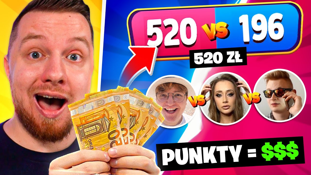 PUNKTY = PIENIĄDZE vs YouTuberzy w Match Masters