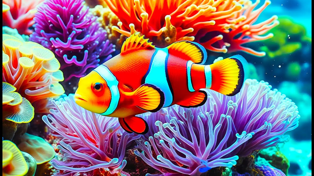 The Best 4K Aquarium - Explore the Stunning World of Sea Jellyfish and Beautiful Coral Reef Fish. #8