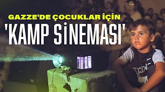 A filmmaker in Gaza is bringing smiles to children's faces with screenings he calls "Camp Cinema."