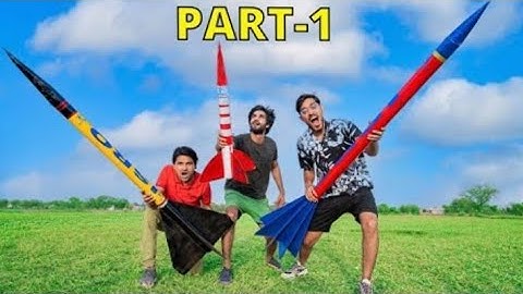 Making & Testing Large Homemade Rockets | Will These Fly or Not? PART-1 #youtube#shorts#short