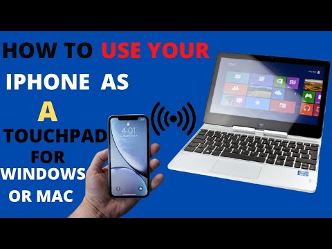 HOW TO USE YOUR PHONE AS A TOUCHPAD FOR PC || USING IPHONE AS A TOUCHPAD FOR LAPTOP