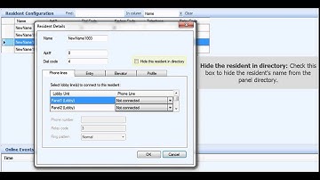 TX3 Configurator - How to Add and Edit a Resident