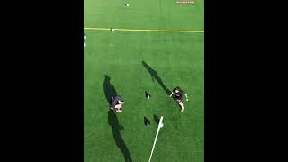 improve your ball passes and ball control. basic training session.