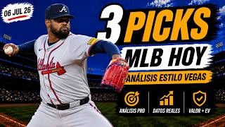 PRONOSTICO MLB HOY Y 3 PICKS QUE LOS NUMEROS RESPALDAN HOY 06 JULIO 2026