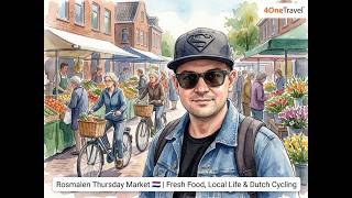 What Is a Dutch Weekly Market in Rosmalen Thursday Market Fresh Food Local Life Dutch - 4K
