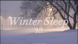 Winter Sleep - IU | English Lyrics + Hangul