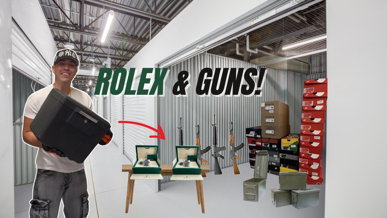 We FOUND a SAFE in this ABANDONED storage unit!! - YouTube