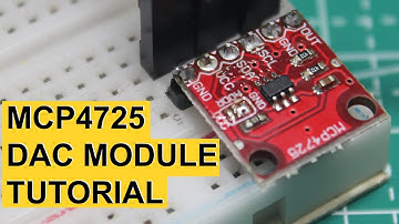 MCP4725 Digitaal naar Analoog Converter Tutorial met Arduino en ESP-board (NodeMCU)