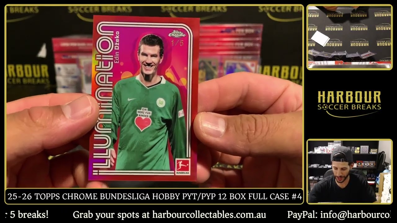 Break #4 - 25/26 Topps Chrome Bundesliga HOBBY PYT/PYP 12 Box Full Case