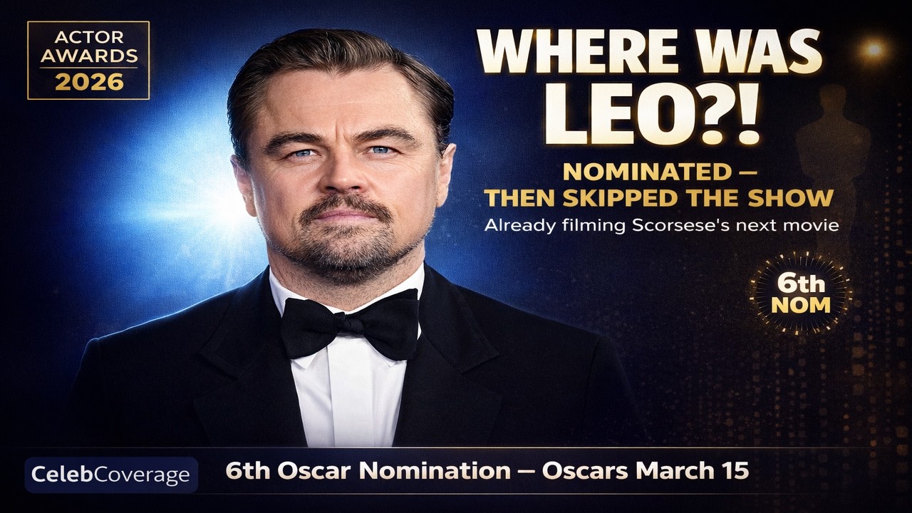 Leo DiCaprio Skipped the Actor Awards — But He's Nominated for His 6th Oscar on March 15