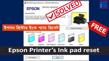 [Fix]The Printer’s ink pads are nearing the end of service[waste ink pad Resetter or Software Free]
