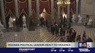 Indiana's political leaders react to Capitol violence