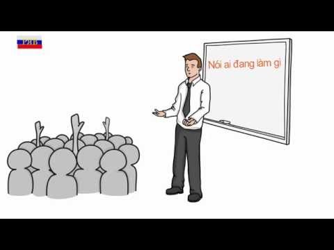 Nói ai đang làm gì - Tiếng Nga cho người Việt - Học tiếng Nga