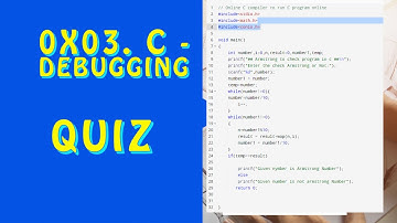 0x03  C   Debugging  Quiz questions