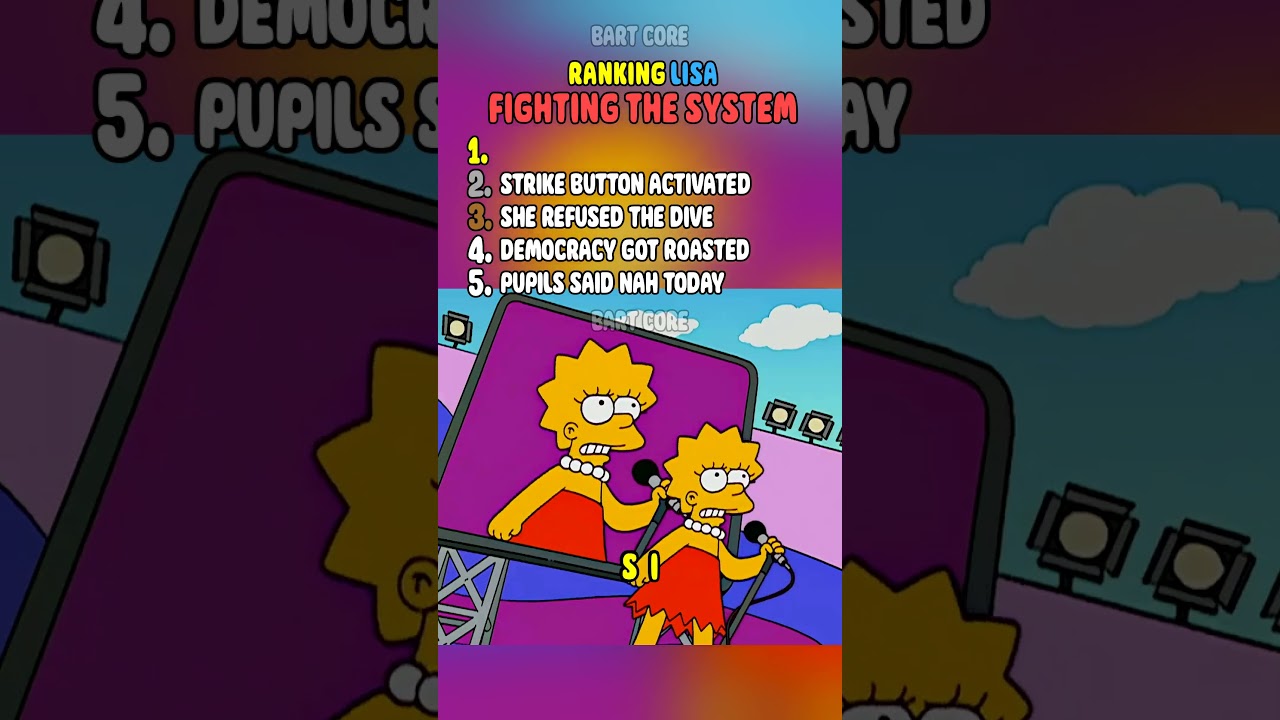 RANKING LISA FIGHTING THE SYSTEM