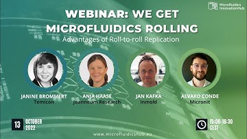 Microfluidics Webinar:  Advantages of Roll-to-roll Manufacture in Microfluidics