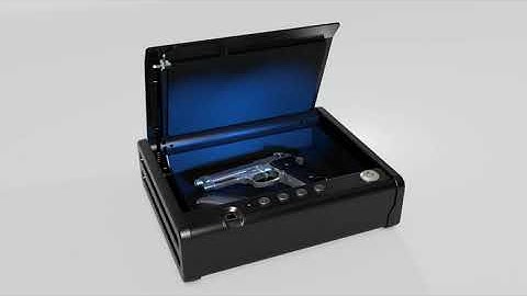 SentrySafe QAP1BLX Pistol Safe: 360 Degree Overview