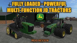 Farming Simulator 17 - John Deere 9Rt Series & John Deere 8Xr Tractors Mod Review