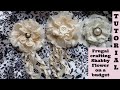 Melting Flower on a Budget, no sew, Shabby Chic Tutorial, DIY, How to, Frugal,  by Crafty Devotion