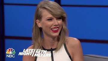 Taylor Swift Explains Her Awards Show Dancing - Late Night with Seth Meyers