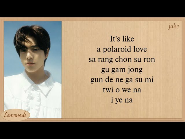 ENHYPEN Polaroid Love Easy Lyrics class=