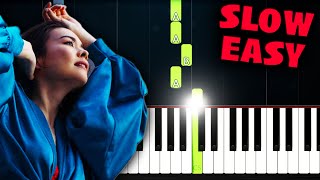 Mitski - My Love Mine All Mine - SLOW EASY Piano Tutorial