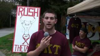 Fraternity Rush, Chico 2010