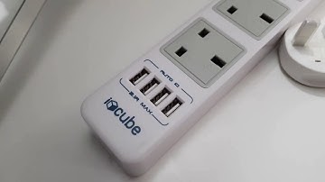 PERFECT for TRAVEL - POWER STRIP | iBlockCube Extension Lead Review