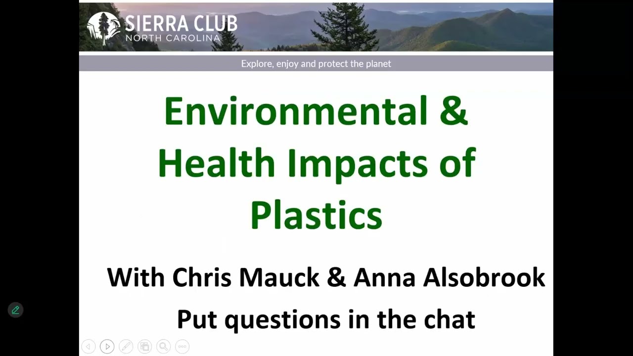 Environmental and Health Impacts of Plastics