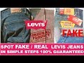 Levi’s Jeans Real vs Fake 2021 | Spot Fake Levi’s Jeans Immediately | IMKTECHNICALHUB