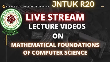 mfcs lecture videos | jntuk r20 mathematical foundation of computer science lecture videos
