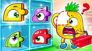Face Puzzle Play Song  Sticker Cheat Sheet ✨| Learn Body Puzzle by YUM YUM English Kids Songs