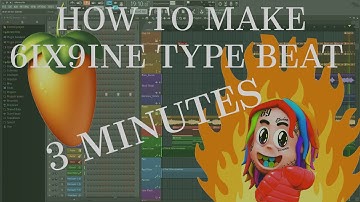 HOW TO MAKE A 6IX9INE TYPE BEAT IN 3 MINUTES | TEKASHI 69 | How To Make A Beat In FL Studio Tutorial