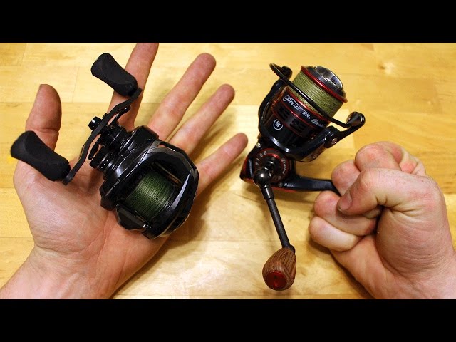 Baitcaster vs Spinning reel -How to pick your fishing reel! 