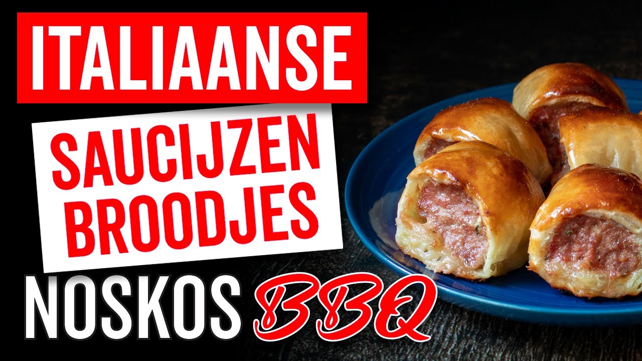 Italiaanse saucijzenbroodjes van de BBQ - MOINK Rolls!