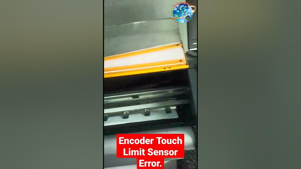 Encoder Touch Limit Sensor Error in Solvent Printer. YouTube