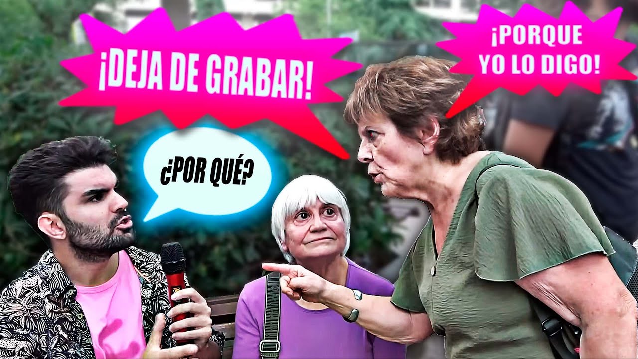 Charos y Aliades de la tercera edad CENSURAN Y AMEDRENTAN a RescueYou EN LA CALLE