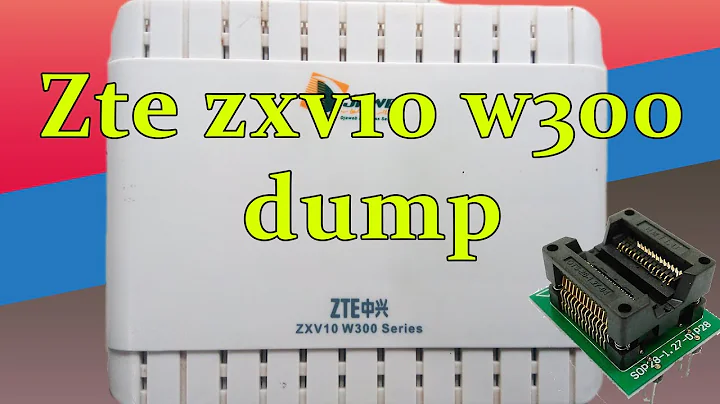 Zte zxv10 w300 dump