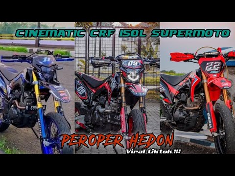 KUMPULAN CINEMATIC CRF 150L SUPERMOTO❗❗  cinematic tiktok.!!!