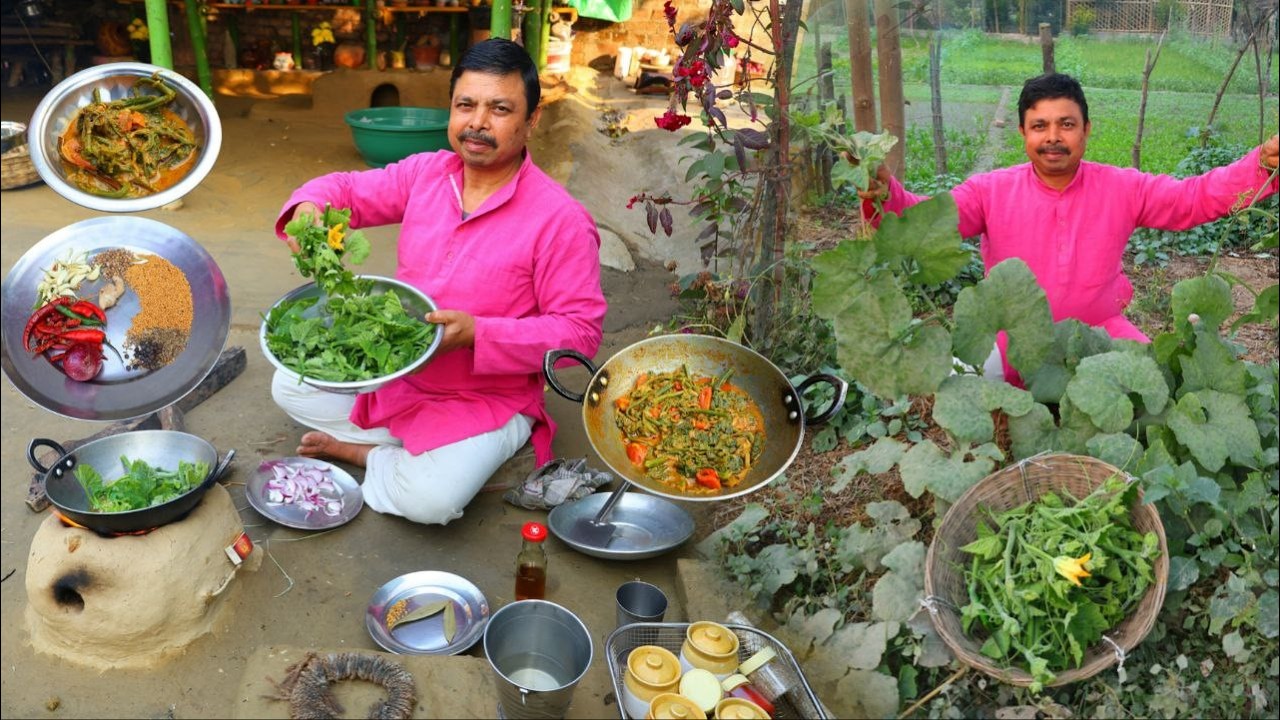 Kaddu Ke Patte Ki Sabji kaise banti hai | Pumpkin Leaves Curry | sitafal ke patte ke fayde