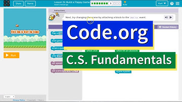 Build a Flappy Bird Game Lesson 15.8 Course C Tutorial with Answers