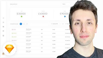 Flat Dashboard UI Design: Sketch Tutorial for Beginners (Step by Step) 👉 2
