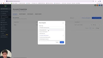 Creating Snapshots in HighLevel